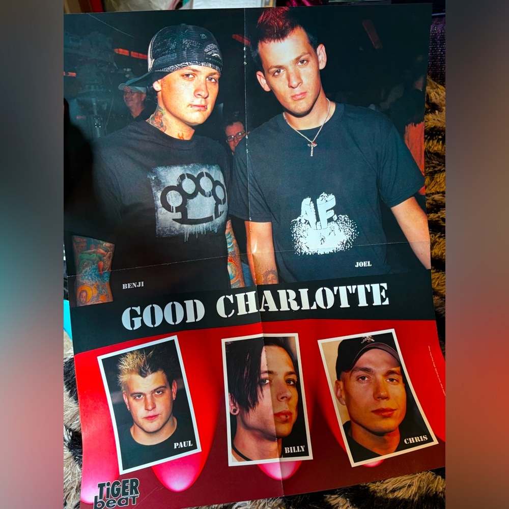 Good Charlotte vintage poster